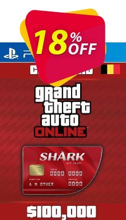 18% OFF Grand Theft Auto Online Red Shark Cash Card PS4 - Belgium  Discount