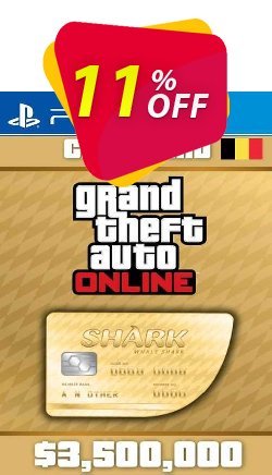 11% OFF Grand Theft Auto Online Whale Shark Cash Card PS4 - Belgium  Discount