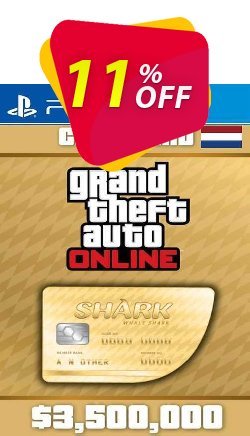 11% OFF Grand Theft Auto Online Whale Shark Cash Card PS4 - Netherlands  Discount