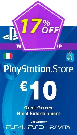 17% OFF Playstation Network - PSN Card - 10 EUR - Italy  Discount