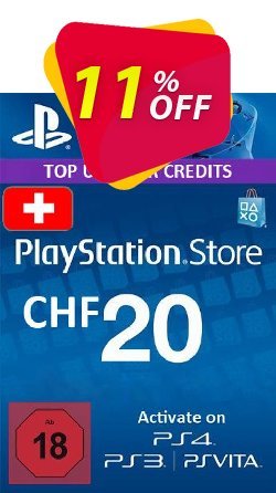 PlayStation Network (PSN) Card - 20 CHF (Switzerland) Deal 2024 CDkeys