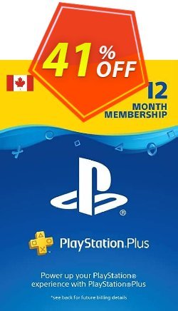 41% OFF 1-Year PlayStation Plus Membership - PS+ - PS3/PS4/PS5 - Canada  Coupon code