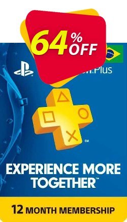 PlayStation Plus - 12 Month Subscription (Brazil) Deal 2024 CDkeys