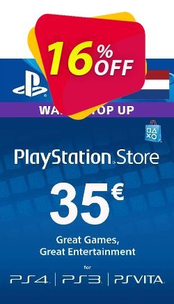 16% OFF PlayStation Network - PSN Card - 35 EUR - Netherlands  Discount