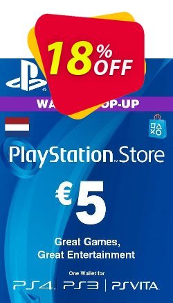 18% OFF PlayStation Network - PSN Card - 5 EUR - Netherlands  Coupon code