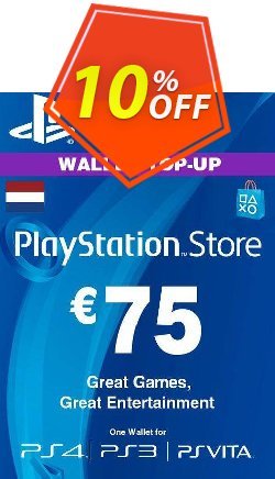 PlayStation Network - PSN Card - 75 EUR - Netherlands  Coupon discount PlayStation Network (PSN) Card - 75 EUR (Netherlands) Deal 2024 CDkeys - PlayStation Network (PSN) Card - 75 EUR (Netherlands) Exclusive Sale offer 