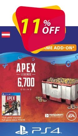 Apex Legends 6700 Coins PS4 (Austria) Deal 2024 CDkeys