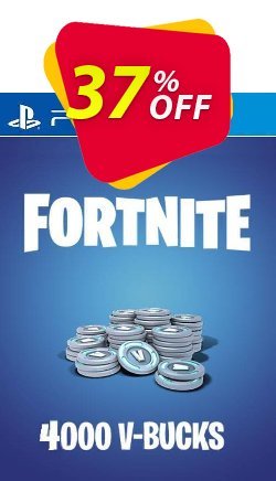 37% OFF Fortnite - 4000 V-Bucks PS4 - US  Coupon code