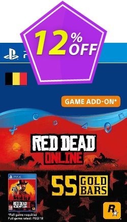 12% OFF Red Dead Online - 55 Gold Bars PS4 - Belgium  Coupon code