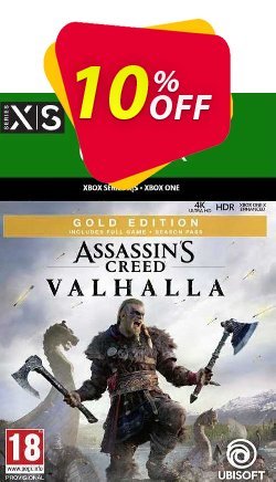 10% OFF Assassin&#039;s Creed Valhalla Gold Edition Xbox One/Xbox Series X|S - EU  Discount