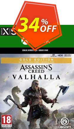 34% OFF Assassin&#039;s Creed Valhalla Gold Edition Xbox One/Xbox Series X|S - UK  Discount