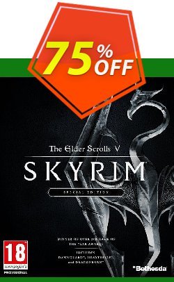 75% OFF Elder Scrolls V 5 Skyrim Special Edition Xbox One - US  Discount