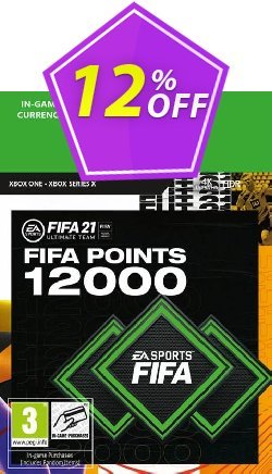 12% OFF FIFA 21 Ultimate Team 12000 Points Pack Xbox One / Xbox Series X Coupon code