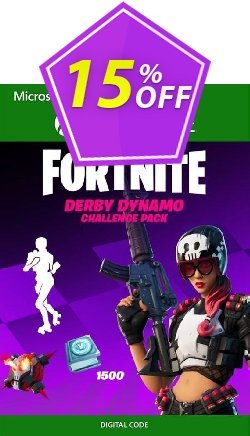 Fortnite - Derby Dynamo Challenge Pack Xbox One - UK  Coupon discount Fortnite - Derby Dynamo Challenge Pack Xbox One (UK) Deal 2024 CDkeys - Fortnite - Derby Dynamo Challenge Pack Xbox One (UK) Exclusive Sale offer 