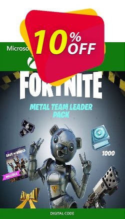 10% OFF Fortnite - Metal Team Leader Pack Xbox One - UK  Coupon code