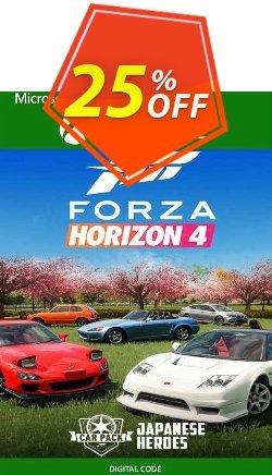 25% OFF Forza Horizon 4 Japanese Heroes Car Pack Xbox One - UK  Coupon code