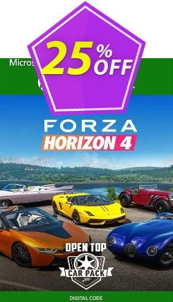 25% OFF Forza Horizon 4 Open Top Car Pack Xbox One - UK  Discount
