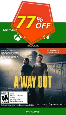 77% OFF A Way Out Xbox One - UK  Discount