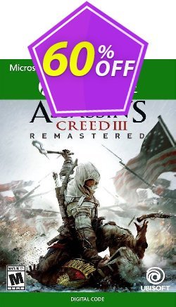 60% OFF Assassin&#039;s Creed III  Remastered Xbox One - UK  Discount
