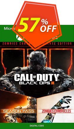 57% OFF Call of Duty Black Ops III: Zombies Deluxe Xbox One - US  Discount