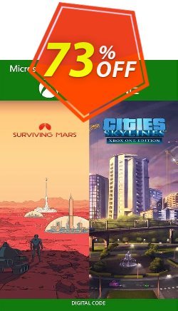 73% OFF Cities: Skylines + Surviving Mars Xbox One - US  Coupon code