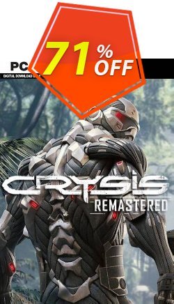 71% OFF Crysis Remastered PC Coupon code