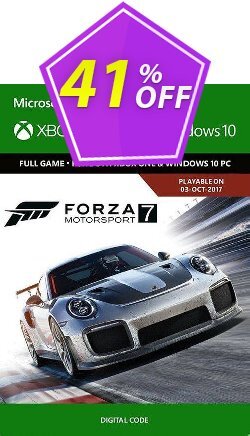 Forza Motorsport 7 Standard Edition Xbox One/PC - UK  Coupon discount Forza Motorsport 7 Standard Edition Xbox One/PC (UK) Deal 2024 CDkeys - Forza Motorsport 7 Standard Edition Xbox One/PC (UK) Exclusive Sale offer 