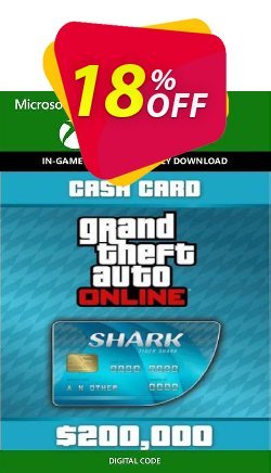 Grand Theft Auto V 5 - Tiger Shark Cash Card Xbox One Deal 2024 CDkeys