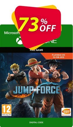 73% OFF Jump Force Standard Edition Xbox One Coupon code