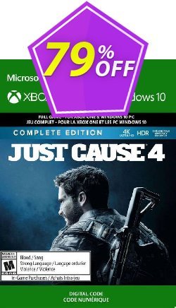 77% OFF Just Cause 4 - Complete Edition Xbox One - WW  Discount