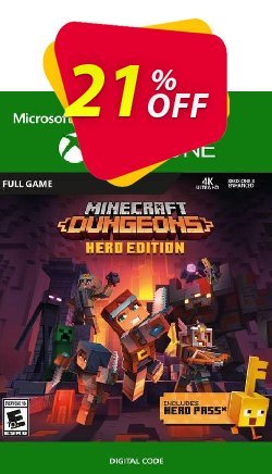 21% OFF Minecraft Dungeons Hero Edition Xbox One - UK  Coupon code
