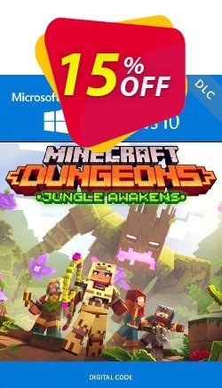 Minecraft Dungeons: Jungle Awakens Windows 10 PC - DLC (UK) Deal 2024 CDkeys