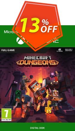 13% OFF Minecraft Dungeons Xbox One Coupon code