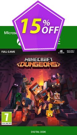 15% OFF Minecraft Dungeons Xbox One - UK  Coupon code