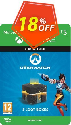 18% OFF Overwatch - 5 Loot Boxes Xbox One Coupon code