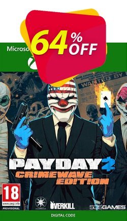 64% OFF PAYDAY 2 - Crimewave Edition Xbox One - UK  Coupon code