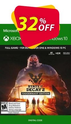 32% OFF State of Decay 2: Juggernaut Edition Xbox One - UK  Coupon code