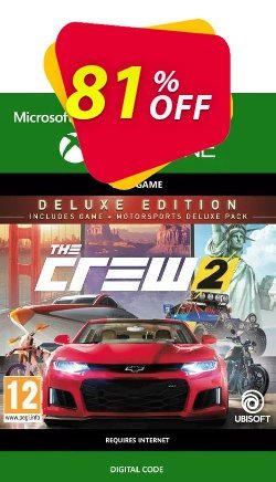 81% OFF The Crew 2 - Deluxe Edition Xbox One - UK  Coupon code