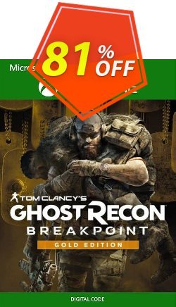 81% OFF Tom Clancy&#039;s Ghost Recon Breakpoint -  Gold Edition Xbox One - UK  Coupon code