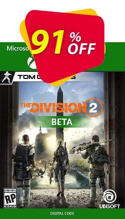91% OFF Tom Clancys The Division 2 Xbox One Beta Coupon code