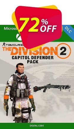 72% OFF Tom Clancys The Division 2 Xbox One - Capitol Defender Pack DLC Coupon code