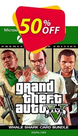 50% OFF Grand Theft Auto V Premium Online Edition & Whale Shark Card Bundle Xbox One - EU  Discount