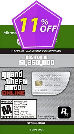 Grand Theft Auto V - Great White Shark Cash Card Xbox One - EU  Coupon discount Grand Theft Auto V - Great White Shark Cash Card Xbox One (EU) Deal 2024 CDkeys - Grand Theft Auto V - Great White Shark Cash Card Xbox One (EU) Exclusive Sale offer 