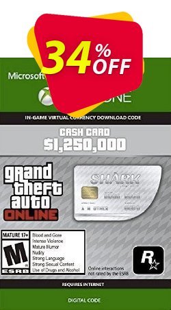 Grand Theft Auto V - Great White Shark Cash Card Xbox One - US  Coupon discount Grand Theft Auto V - Great White Shark Cash Card Xbox One (US) Deal 2024 CDkeys - Grand Theft Auto V - Great White Shark Cash Card Xbox One (US) Exclusive Sale offer 