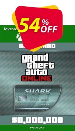54% OFF Grand Theft Auto V - Megalodon Cash Card Xbox One - UK  Discount