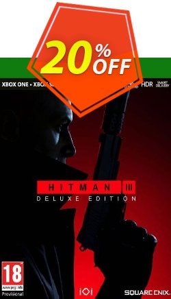 20% OFF HITMAN 3 Deluxe Edition Xbox One/Xbox Series X|S - EU  Discount