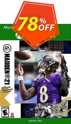 78% OFF Madden NFL 21: Deluxe Edition Xbox One - US  Discount