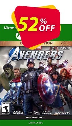 52% OFF Marvel&#039;s Avengers Deluxe Edition Xbox One - WW  Coupon code