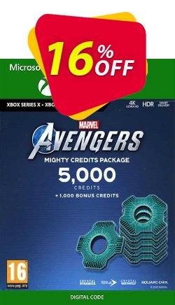 16% OFF Marvel&#039;s Avengers: Mighty Credits Package Xbox One Coupon code