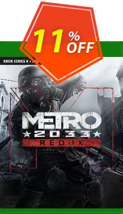 11% OFF Metro 2033 Redux Xbox One - UK  Coupon code